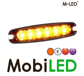 M-LED Flasher super thin 6 LEDs amber M-LED Flasher super thin 6 LEDs amber