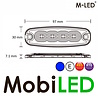 M-LED M-LED Super dunne flitser blauw 4 leds E-keur M-LED M-LED Super dunne flitser blauw 4 leds E-keur