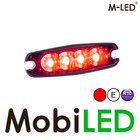 M-LED M-LED Flash super mince 4 LED rouge E-marque