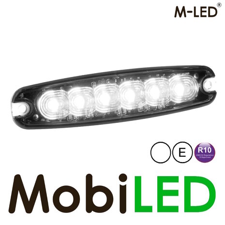 M-LED M-LED Flash super mince 6 LED blanc E-marque M-LED M-LED Flash super mince 6 LED blanc E-marque