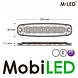 M-LED M-LED Flash super mince 6 LED blanc E-marque M-LED M-LED Flash super mince 6 LED blanc E-marque