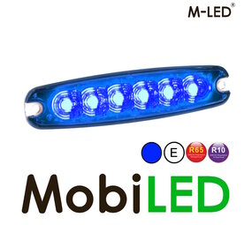 M-LED Flash super mince 6 LED bleu M-LED Flash super mince 6 LED bleu