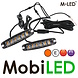 M-LED M-LED 2 Flashes super mince 6 LED ambre avec boîte de jonction E-marque M-LED M-LED 2 Flashes super mince 6 LED ambre avec boîte de jonction E-marque