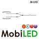 M-LED M-LED 2 Flashes super mince 6 LED ambre avec boîte de jonction E-marque M-LED M-LED 2 Flashes super mince 6 LED ambre avec boîte de jonction E-marque