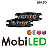 M-LED M-LED 2 Super thin flashers 4 LEDs amber with junction box E-mark M-LED M-LED 2 Super thin flashers 4 LEDs amber with junction box E-mark