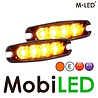 M-LED M-LED 2 Super thin flashers 4 LEDs amber with junction box E-mark M-LED M-LED 2 Super thin flashers 4 LEDs amber with junction box E-mark