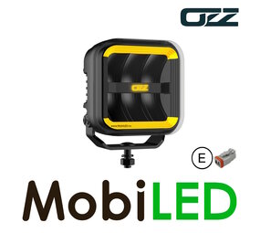 OZZ SQR Demarrage dynamique feu de position kaune/blanc fonction boost 5 pouce noir OZZ SQR Demarrage dynamique feu de position kaune/blanc fonction boost 5 pouce noir