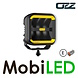 OZZ OZZ SQR 5" carré démarrage dynamique bicolore fonction boost Noir E-marque OZZ OZZ SQR 5" carré démarrage dynamique bicolore fonction boost Noir E-marque