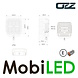 OZZ OZZ SQR 5" carré démarrage dynamique bicolore fonction boost Noir E-marque OZZ OZZ SQR 5" carré démarrage dynamique bicolore fonction boost Noir E-marque