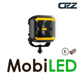 OZZ SQR Dynamic start-up yellow/white position light 3 Inch black OZZ SQR Dynamic start-up yellow/white position light 3 Inch black