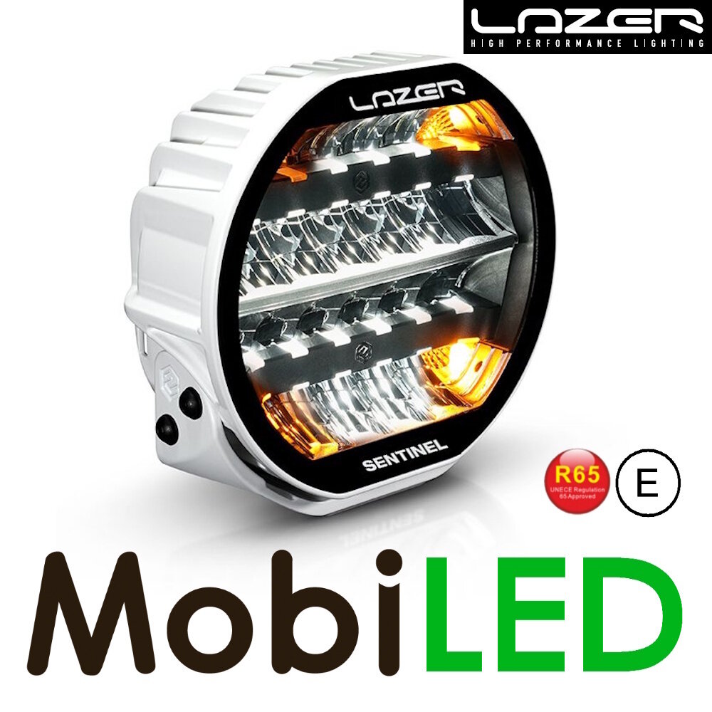 LAZER Lazer Sentinel Highline White 9 inch 130W with flash E-mark LAZER Lazer Sentinel Highline White 9 inch 130W with flash E-mark