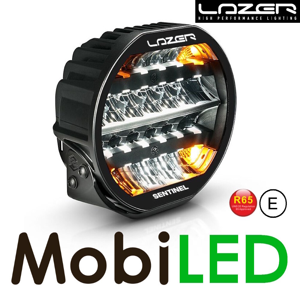 LAZER Lazer Sentinel Highline Zwart 9 inch 130W met flitser E-keur LAZER Lazer Sentinel Highline Zwart 9 inch 130W met flitser E-keur