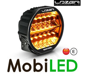 LAZER Sentinel Highline avec flash feu de position ambre/blanc 9 pouces noir LAZER Sentinel Highline avec flash feu de position ambre/blanc 9 pouces noir