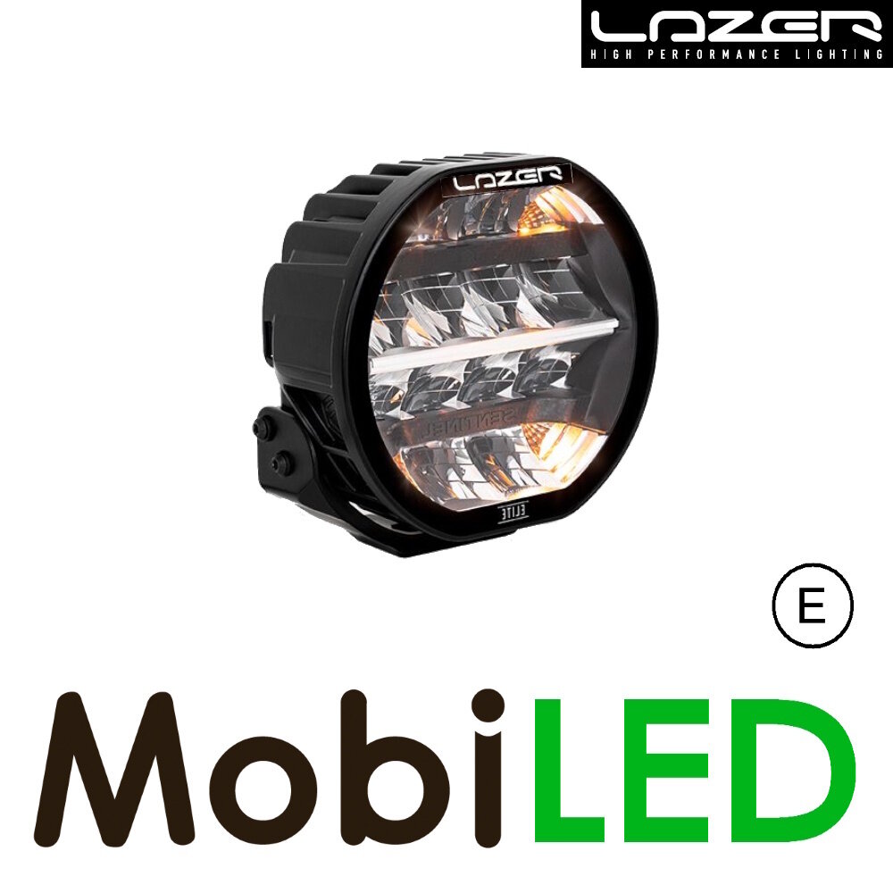 LAZER Lazer Sentinel Elite 7" 110 watts Black E-mark LAZER Lazer Sentinel Elite 7" 110 watts Black E-mark