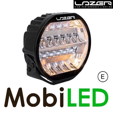 LAZER Lazer Sentinel verstraler standaard met positielicht Chroom 9" 87 watt E-keur LAZER Lazer Sentinel verstraler standaard met positielicht Chroom 9" 87 watt E-keur