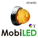 Strands IZE LED Melon éclairage intérieur 6 modes de couleur Strands IZE LED Melon éclairage intérieur 6 modes de couleur