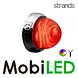 Strands IZE LED Melon éclairage intérieur 6 modes de couleur Strands IZE LED Melon éclairage intérieur 6 modes de couleur