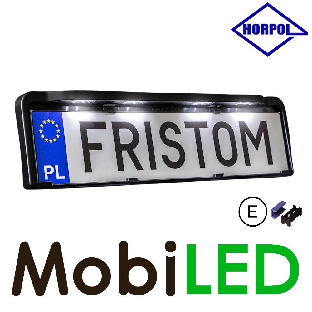 Fristom Fristom Kentekenplaathouder met verlichting 1 functie QS075 E-keur Fristom Fristom Kentekenplaathouder met verlichting 1 functie QS075 E-keur