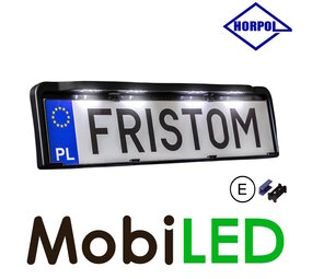 Fristom Plaque d'immatriculation avec éclairage QS075 Fristom Plaque d'immatriculation avec éclairage QS075