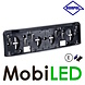 Fristom Fristom License plate holder with lighting 1 function QS075 E-mark
