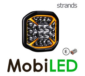 Strands Siberia X Driving Light feu de position ambre/blanc 7 pouces Strands Siberia X Driving Light feu de position ambre/blanc 7 pouces