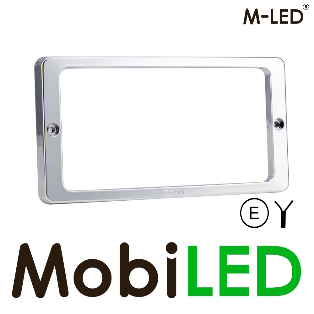 M-LED M-LED Classic 220 feu de route avec feu de position bicolore avec cadre chromé M-LED M-LED Classic 220 feu de route avec feu de position bicolore avec cadre chromé