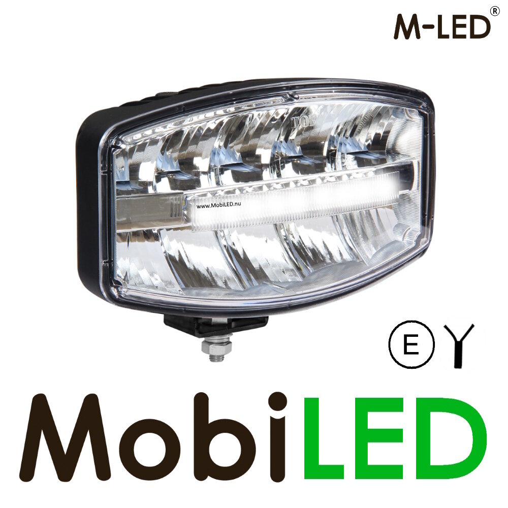 M-LED M-LED Oval projecteur feu de position ambre/blanc E-marque M-LED M-LED Oval projecteur feu de position ambre/blanc E-marque