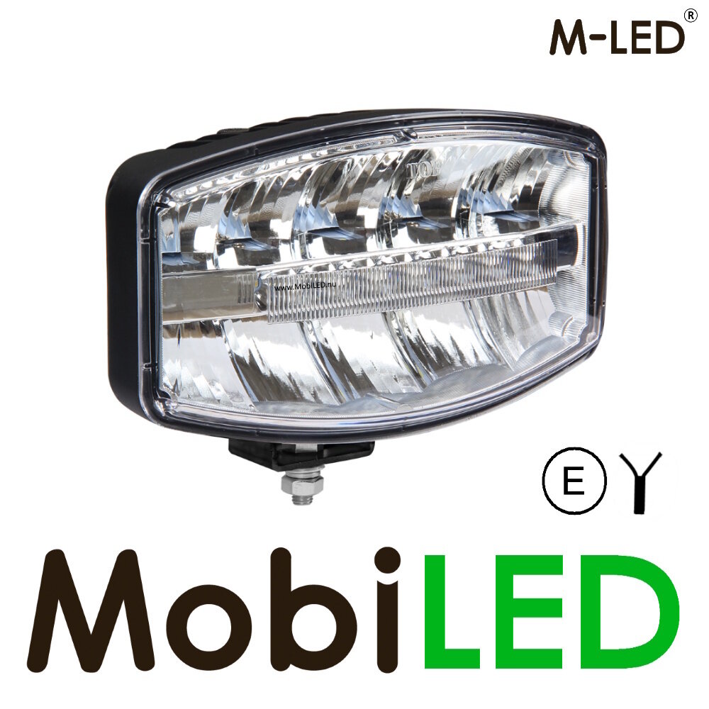 M-LED M-LED Oval projecteur feu de position ambre/blanc E-marque M-LED M-LED Oval projecteur feu de position ambre/blanc E-marque