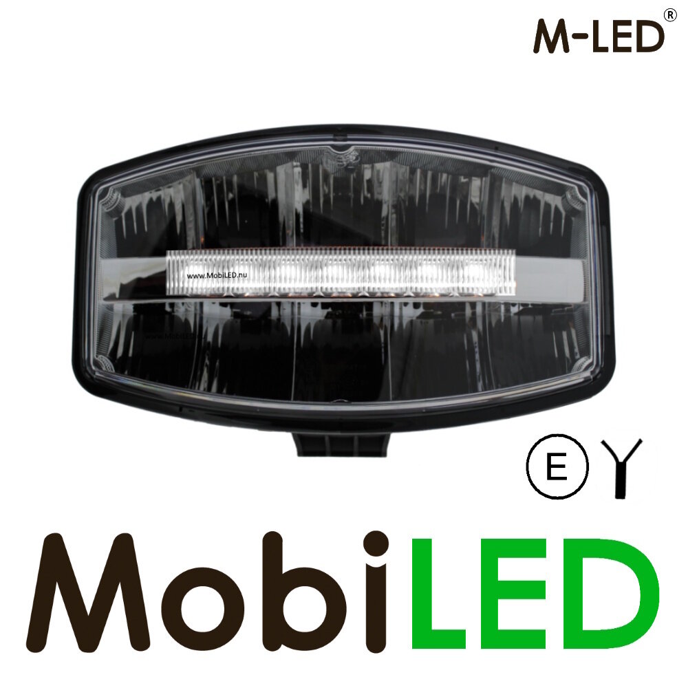 M-LED M-LED Oval projecteur feu de position ambre/blanc E-marque M-LED M-LED Oval projecteur feu de position ambre/blanc E-marque