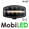 M-LED M-LED Oval projecteur feu de position ambre/blanc E-marque M-LED M-LED Oval projecteur feu de position ambre/blanc E-marque