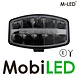 M-LED M-LED Oval projecteur feu de position ambre/blanc E-marque M-LED M-LED Oval projecteur feu de position ambre/blanc E-marque