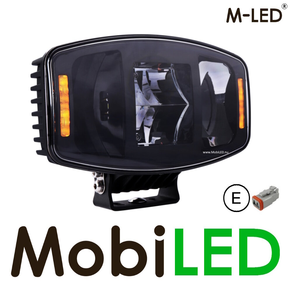 M-LED M-LED Touring Jumbo 100W amber/white position light 10 inches E-mark M-LED M-LED Touring Jumbo 100W amber/white position light 10 inches E-mark