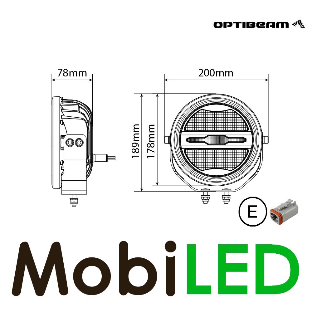 Optibeam Optibeam Savage 7 pouces E-marque