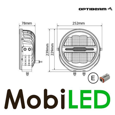 Optibeam Optibeam Savage 9 inch E-keur Optibeam Optibeam Savage 9 inch E-keur