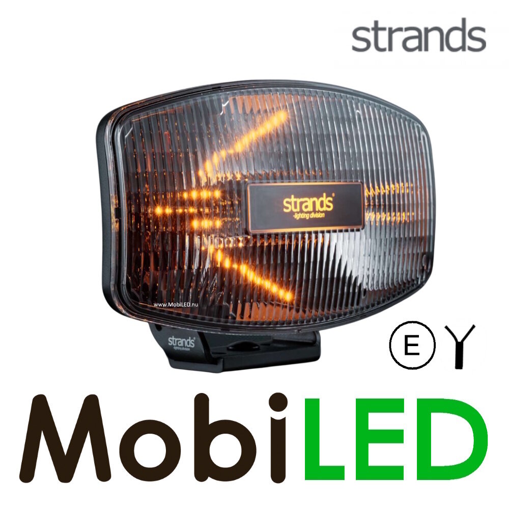 Strands Strands IZE LED OG spotlight amber/warm white position light oval E-mark Strands Strands IZE LED OG spotlight amber/warm white position light oval E-mark