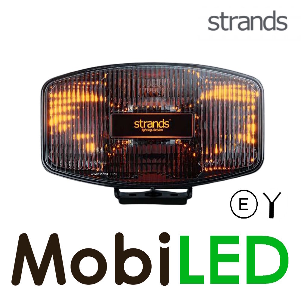 Strands Strands IZE LED OG spotlight amber/warm white position light oval E-mark Strands Strands IZE LED OG spotlight amber/warm white position light oval E-mark
