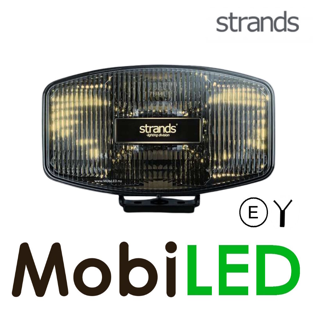 Strands Strands IZE LED OG spotlight amber/warm white position light oval E-mark Strands Strands IZE LED OG spotlight amber/warm white position light oval E-mark