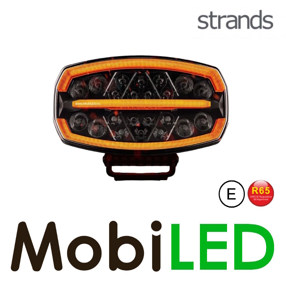 Strands Strands Firefly One amber/wit positielicht en flitser 9 inch E-keur Strands Strands Firefly One amber/wit positielicht en flitser 9 inch E-keur