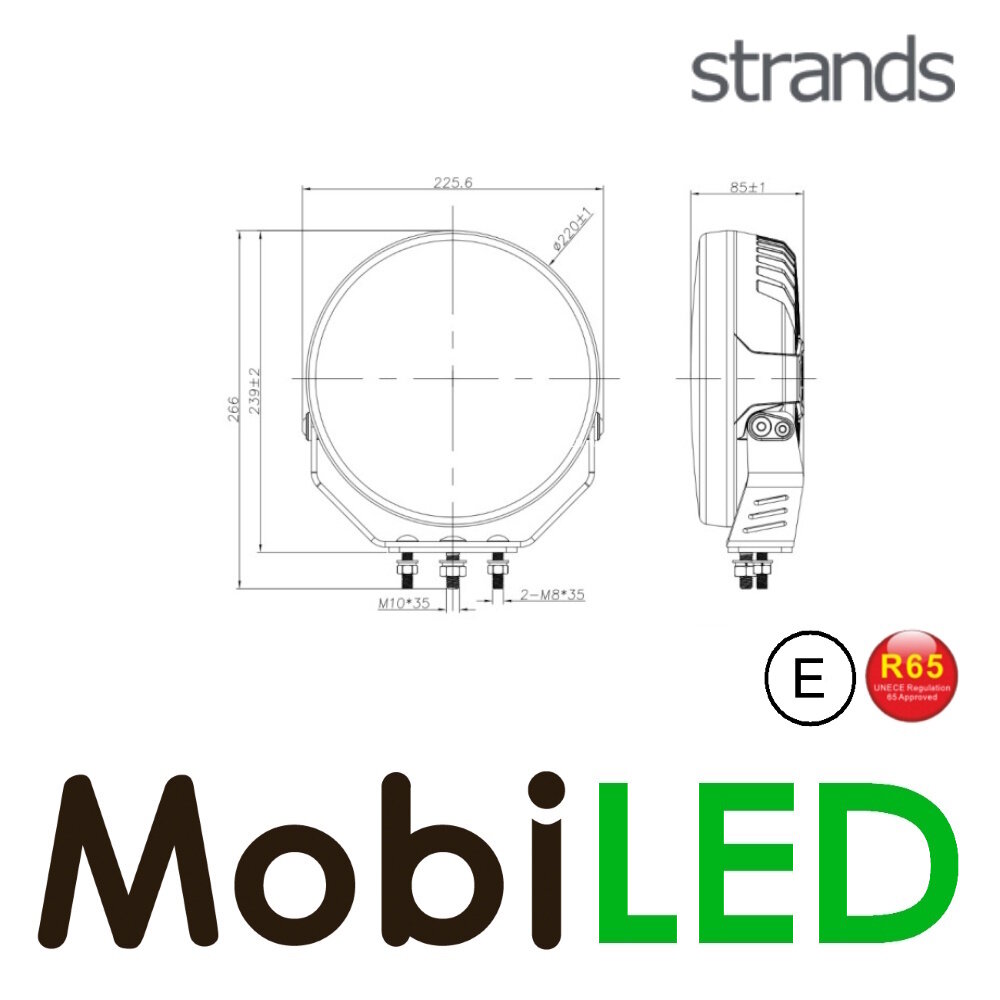 Strands Strands Firefly feu de position ambre/blanc et flash 9 pouces blanc E-marque Strands Strands Firefly feu de position ambre/blanc et flash 9 pouces blanc E-marque