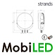 Strands Strands Firefly amber/white position light 9 inch E-mark