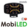 Strands Strands Dark Knight Insane feu de position ambre/blanc et flash 9 pouces E-marque Strands Strands Dark Knight Insane feu de position ambre/blanc et flash 9 pouces E-marque
