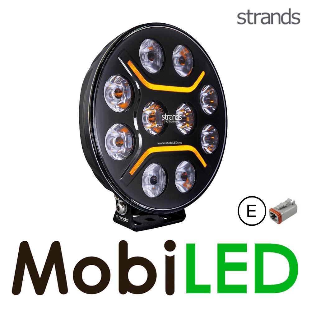 Strands Strands Dark Knight Intense amber/white position light 9 inch E-mark Strands Strands Dark Knight Intense amber/white position light 9 inch E-mark
