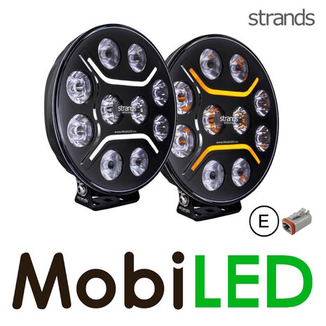 Strands Strands Dark Knight Intense amber/white position light 9 inch E-mark Strands Strands Dark Knight Intense amber/white position light 9 inch E-mark