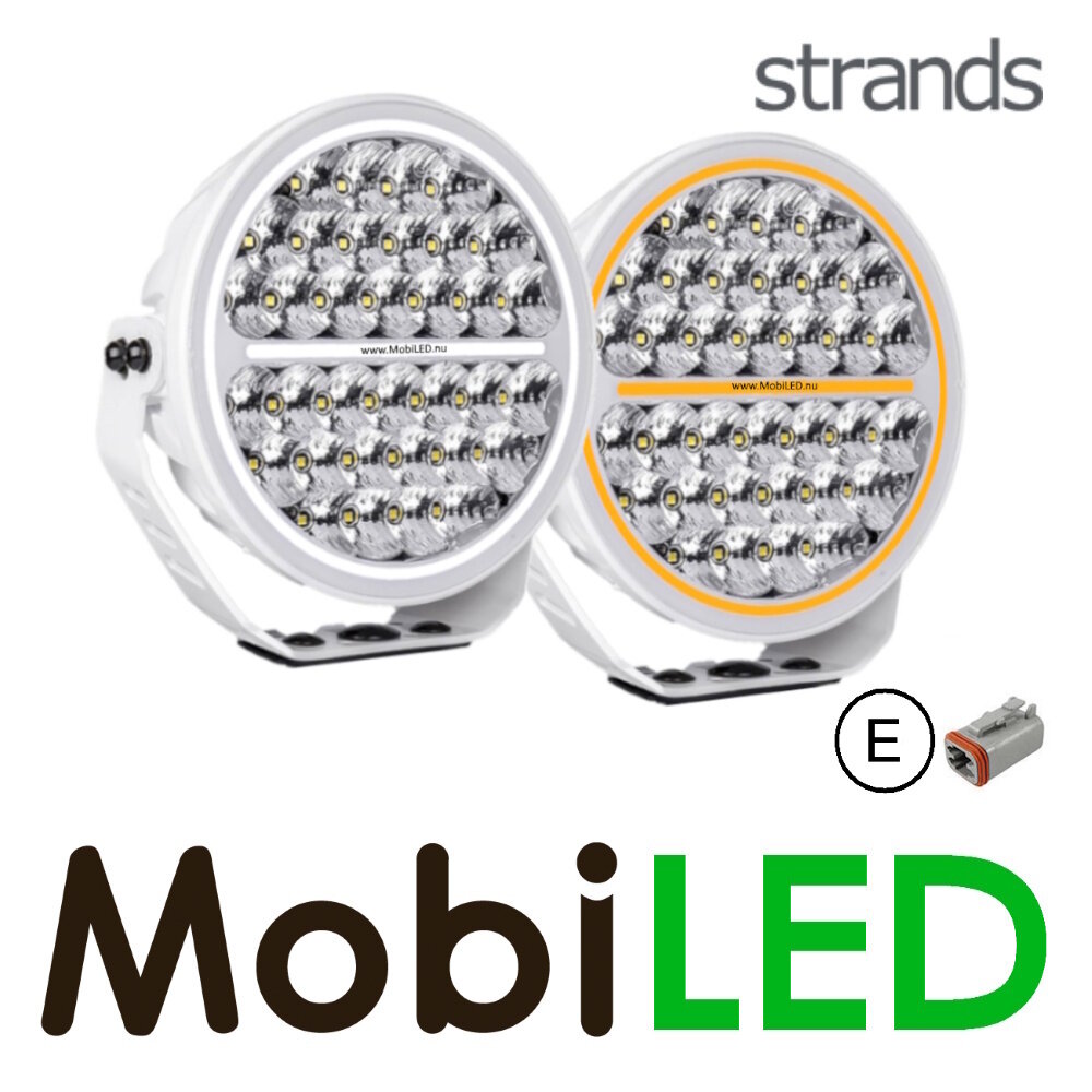Strands Strands Siberia Night Ranger amber/white position light 9 inch white E-mark Strands Strands Siberia Night Ranger amber/white position light 9 inch white E-mark