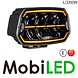 LEDSON Ledson Epix10+ 150W projecteur loin avec feu de position ambre/blanc et flash Noir E-marque LEDSON Ledson Epix10+ 150W projecteur loin avec feu de position ambre/blanc et flash Noir E-marque