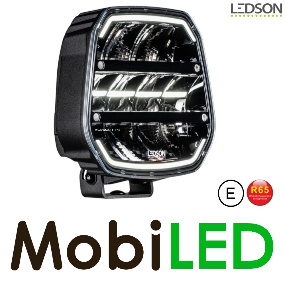 LEDSON Ledson Epix9+ 9" 180W projecteur loin avec feu de position ambre/blanc et flash Noir E-marque LEDSON Ledson Epix9+ 9" 180W projecteur loin avec feu de position ambre/blanc et flash Noir E-marque