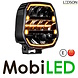 LEDSON Ledson Epix9+ 9" 180W projecteur loin avec feu de position ambre/blanc et flash Noir E-marque LEDSON Ledson Epix9+ 9" 180W projecteur loin avec feu de position ambre/blanc et flash Noir E-marque