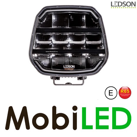 LEDSON Ledson Epix9+ 9" 180W projecteur loin avec feu de position ambre/blanc et flash Noir E-marque LEDSON Ledson Epix9+ 9" 180W projecteur loin avec feu de position ambre/blanc et flash Noir E-marque