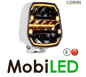 LEDSON Epix9+ avec flash feu de position ambre/blanc 9 pouces blanc LEDSON Epix9+ avec flash feu de position ambre/blanc 9 pouces blanc