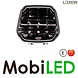 LEDSON Ledson Epix9+ 9" 180W verstraler met positielicht wit/amber en flitser Wit E-keur LEDSON Ledson Epix9+ 9" 180W verstraler met positielicht wit/amber en flitser Wit E-keur